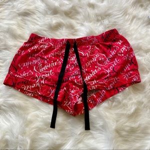Victoria’s Secret Red Sleep Shorts